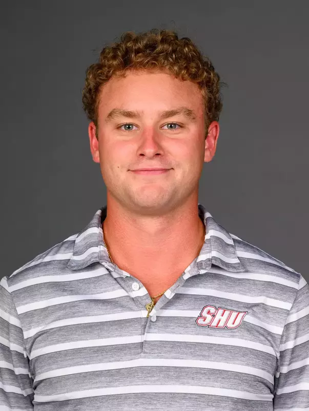 Jack Delaney. Men's Basketball, Men's Golf and the Cheerleading team held their Media Day today at the Pitt Center, Sacred Heart University, Fairfield, CT. Thursday, August 28, 2025. Photo by: Mark F. Conrad