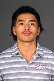 Stussy Shimizu. Men's Basketball, Men's Golf and the Cheerleading team held their Media Day today at the Pitt Center, Sacred Heart University, Fairfield, CT. Thursday, August 28, 2025. Photo by: Mark F. Conrad