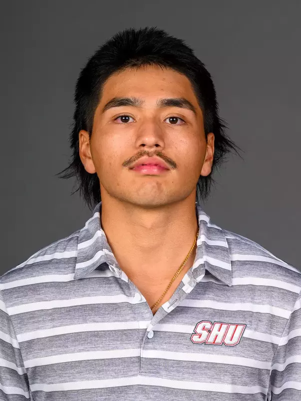 Stussy Shimizu. Men's Basketball, Men's Golf and the Cheerleading team held their Media Day today at the Pitt Center, Sacred Heart University, Fairfield, CT. Thursday, August 28, 2025. Photo by: Mark F. Conrad