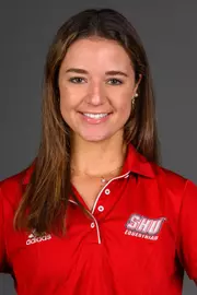Frankie Falise. The SHU Rowing, Equestrian, Track & Field, Fencing, and Swim Dive teams held their Media Days today at the William Pitt Center Sacred Heart University, Fairfield, CT. Saturday, September 13, 2025. Photo by: Mark F. Conrad