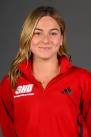 Maggie Holland. The SHU Rowing, Equestrian, Track & Field, Fencing, and Swim Dive teams held their Media Days today at the William Pitt Center Sacred Heart University, Fairfield, CT. Saturday, September 13, 2025. Photo by: Mark F. Conrad