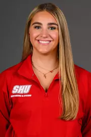Jacklyn Zenner. The SHU Rowing, Equestrian, Track & Field, Fencing, and Swim Dive teams held their Media Days today at the William Pitt Center Sacred Heart University, Fairfield, CT. Saturday, September 13, 2025. Photo by: Mark F. Conrad