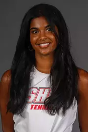 Savita Bagirathan. SHU's Women's and Men's Tennis, Women's Rugby, Cross Country, and Women's Golf teams held their Media Day today at the William Pitt Center, Sacred Heart University, Fairfield, CT. Sunday, August 31, 2025. Photo by: Mark F. Conrad