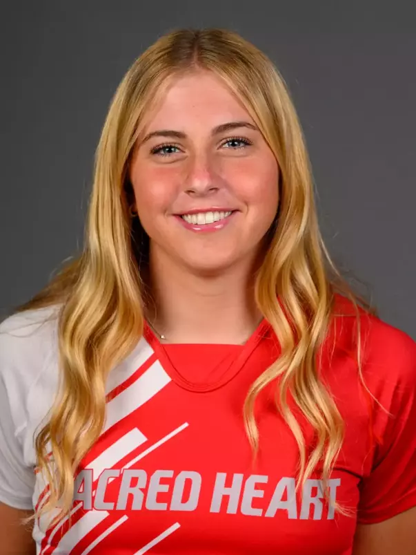 Caroline Woelfel. SHU's Women's and Men's Tennis, Women's Rugby, Cross Country, and Women's Golf teams held their Media Day today at the William Pitt Center, Sacred Heart University, Fairfield, CT. Sunday, August 31, 2025. Photo by: Mark F. Conrad