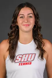 Olivia Furrows. SHU's Women's and Men's Tennis, Women's Rugby, Cross Country, and Women's Golf teams held their Media Day today at the William Pitt Center, Sacred Heart University, Fairfield, CT. Sunday, August 31, 2025. Photo by: Mark F. Conrad