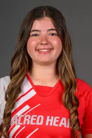 Hannah Glaser. SHU's Women's and Men's Tennis, Women's Rugby, Cross Country, and Women's Golf teams held their Media Day today at the William Pitt Center, Sacred Heart University, Fairfield, CT. Sunday, August 31, 2025. Photo by: Mark F. Conrad