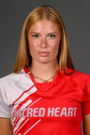 Hazel McRobie. SHU's Women's and Men's Tennis, Women's Rugby, Cross Country, and Women's Golf teams held their Media Day today at the William Pitt Center, Sacred Heart University, Fairfield, CT. Sunday, August 31, 2025. Photo by: Mark F. Conrad