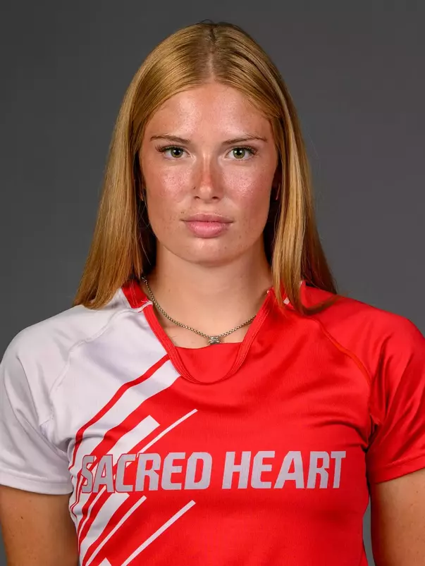 Hazel McRobie. SHU's Women's and Men's Tennis, Women's Rugby, Cross Country, and Women's Golf teams held their Media Day today at the William Pitt Center, Sacred Heart University, Fairfield, CT. Sunday, August 31, 2025. Photo by: Mark F. Conrad