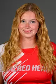 Kaleigh Ahern. SHU's Women's and Men's Tennis, Women's Rugby, Cross Country, and Women's Golf teams held their Media Day today at the William Pitt Center, Sacred Heart University, Fairfield, CT. Sunday, August 31, 2025. Photo by: Mark F. Conrad