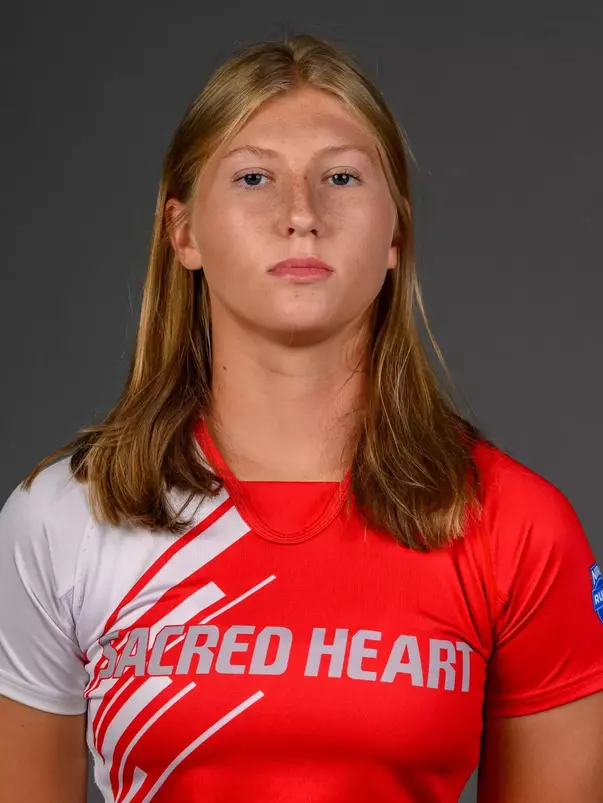 Kendall Maday. SHU's Women's and Men's Tennis, Women's Rugby, Cross Country, and Women's Golf teams held their Media Day today at the William Pitt Center, Sacred Heart University, Fairfield, CT. Sunday, August 31, 2025. Photo by: Mark F. Conrad