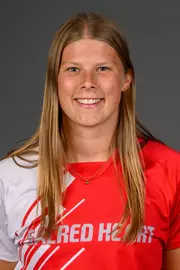 Sofina Hibbeln. SHU's Women's and Men's Tennis, Women's Rugby, Cross Country, and Women's Golf teams held their Media Day today at the William Pitt Center, Sacred Heart University, Fairfield, CT. Sunday, August 31, 2025. Photo by: Mark F. Conrad