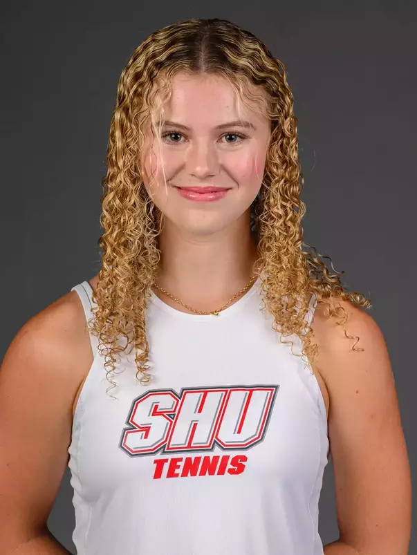 Brooke Tufts. SHU's Women's and Men's Tennis, Women's Rugby, Cross Country, and Women's Golf teams held their Media Day today at the William Pitt Center, Sacred Heart University, Fairfield, CT. Sunday, August 31, 2025. Photo by: Mark F. Conrad