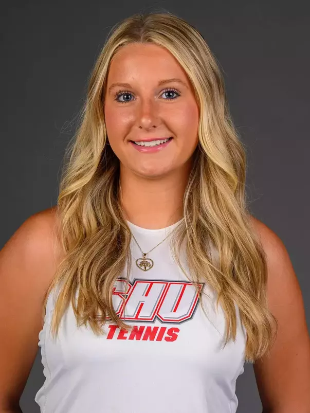 Olivia Zuba. SHU's Women's and Men's Tennis, Women's Rugby, Cross Country, and Women's Golf teams held their Media Day today at the William Pitt Center, Sacred Heart University, Fairfield, CT. Sunday, August 31, 2025. Photo by: Mark F. Conrad