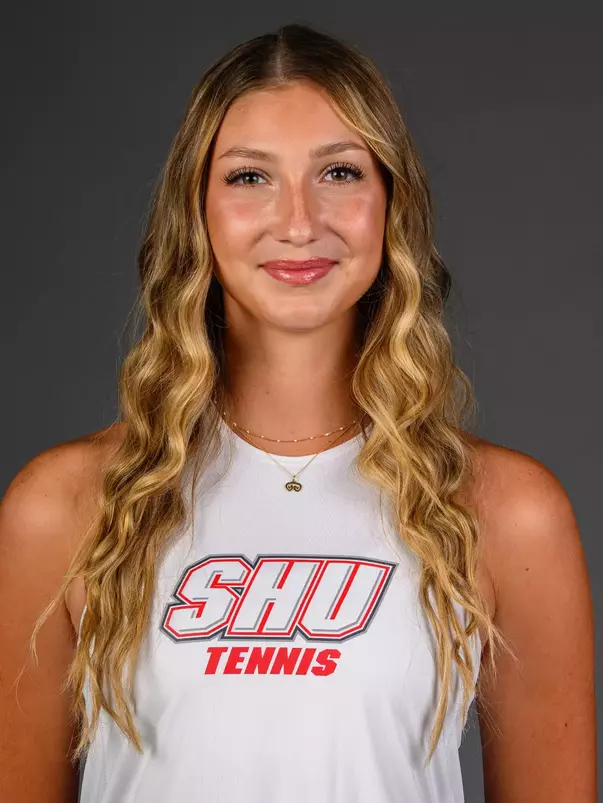 Malena Delolmo. SHU's Women's and Men's Tennis, Women's Rugby, Cross Country, and Women's Golf teams held their Media Day today at the William Pitt Center, Sacred Heart University, Fairfield, CT. Sunday, August 31, 2025. Photo by: Mark F. Conrad