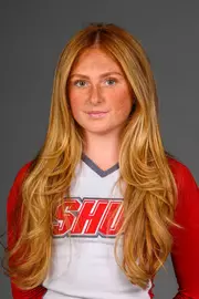 Ella Gibbons. Men's Basketball, Men's Golf and the Cheerleading team held their Media Day today at the Pitt Center, Sacred Heart University, Fairfield, CT. Thursday, August 28, 2025. Photo by: Mark F. Conrad