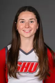 Mary Whidden. Men's Basketball, Men's Golf and the Cheerleading team held their Media Day today at the Pitt Center, Sacred Heart University, Fairfield, CT. Thursday, August 28, 2025. Photo by: Mark F. Conrad