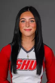 Kaylee Ferlanti. Men's Basketball, Men's Golf and the Cheerleading team held their Media Day today at the Pitt Center, Sacred Heart University, Fairfield, CT. Thursday, August 28, 2025. Photo by: Mark F. Conrad