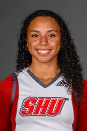 Laurene Diana. Men's Basketball, Men's Golf and the Cheerleading team held their Media Day today at the Pitt Center, Sacred Heart University, Fairfield, CT. Thursday, August 28, 2025. Photo by: Mark F. Conrad