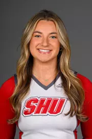 Isabella Garcia. Men's Basketball, Men's Golf and the Cheerleading team held their Media Day today at the Pitt Center, Sacred Heart University, Fairfield, CT. Thursday, August 28, 2025. Photo by: Mark F. Conrad