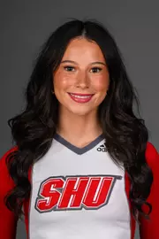 Arianna Noble. Men's Basketball, Men's Golf and the Cheerleading team held their Media Day today at the Pitt Center, Sacred Heart University, Fairfield, CT. Thursday, August 28, 2025. Photo by: Mark F. Conrad
