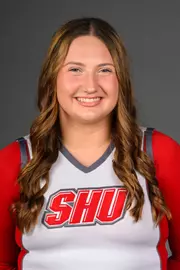 Hayley Kern. Men's Basketball, Men's Golf and the Cheerleading team held their Media Day today at the Pitt Center, Sacred Heart University, Fairfield, CT. Thursday, August 28, 2025. Photo by: Mark F. Conrad