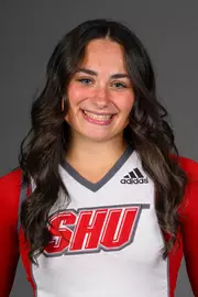 Deanna Palladino. Men's Basketball, Men's Golf and the Cheerleading team held their Media Day today at the Pitt Center, Sacred Heart University, Fairfield, CT. Thursday, August 28, 2025. Photo by: Mark F. Conrad