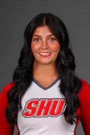 Lauren Stea. Men's Basketball, Men's Golf and the Cheerleading team held their Media Day today at the Pitt Center, Sacred Heart University, Fairfield, CT. Thursday, August 28, 2025. Photo by: Mark F. Conrad