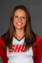 Mia Kassman. Men's Basketball, Men's Golf and the Cheerleading team held their Media Day today at the Pitt Center, Sacred Heart University, Fairfield, CT. Thursday, August 28, 2025. Photo by: Mark F. Conrad