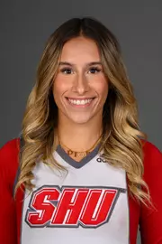 Victoria Typrowicz. Men's Basketball, Men's Golf and the Cheerleading team held their Media Day today at the Pitt Center, Sacred Heart University, Fairfield, CT. Thursday, August 28, 2025. Photo by: Mark F. Conrad