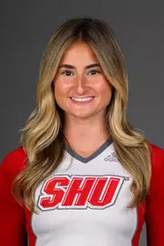 Finley Dvorkin. Men's Basketball, Men's Golf and the Cheerleading team held their Media Day today at the Pitt Center, Sacred Heart University, Fairfield, CT. Thursday, August 28, 2025. Photo by: Mark F. Conrad