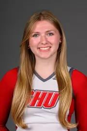 Emma Lacobelle. Men's Basketball, Men's Golf and the Cheerleading team held their Media Day today at the Pitt Center, Sacred Heart University, Fairfield, CT. Thursday, August 28, 2025. Photo by: Mark F. Conrad