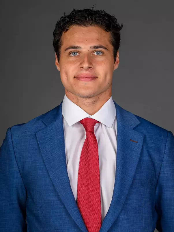 Jake Bongo. Men and Women's Ice Hockey teams held their Media Days today at the Martire Family Arena, Sacred Heart University, Fairfield, CT. Tuesday, August 26, 2025. Photo by: Mark F. Conrad