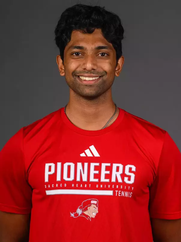 Arya Alla. SHU's Women's and Men's Tennis, Women's Rugby, Cross Country, and Women's Golf teams held their Media Day today at the William Pitt Center, Sacred Heart University, Fairfield, CT. Sunday, August 31, 2025. Photo by: Mark F. Conrad