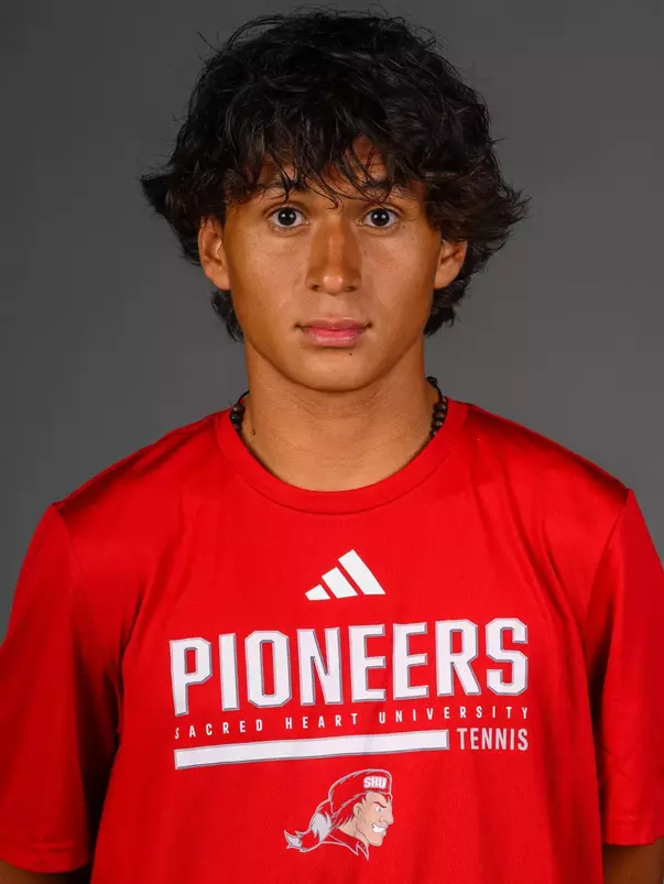 Martin Macias. SHU's Women's and Men's Tennis, Women's Rugby, Cross Country, and Women's Golf teams held their Media Day today at the William Pitt Center, Sacred Heart University, Fairfield, CT. Sunday, August 31, 2025. Photo by: Mark F. Conrad