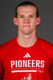 Connor Liona. SHU's Women's and Men's Tennis, Women's Rugby, Cross Country, and Women's Golf teams held their Media Day today at the William Pitt Center, Sacred Heart University, Fairfield, CT. Sunday, August 31, 2025. Photo by: Mark F. Conrad