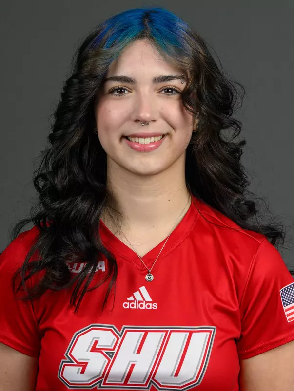 Gabriella Botti. The SHU Baseball, Softball and Bowling teams held their Media Days today at the Martire Family Arena, Sacred Heart University, Fairfield, CT. Friday, January 23, 2026. Photo by: Mark F. Conrad
