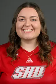 Karleigh LeMond. The SHU Baseball, Softball and Bowling teams held their Media Days today at the Martire Family Arena, Sacred Heart University, Fairfield, CT. Friday, January 23, 2026. Photo by: Mark F. Conrad