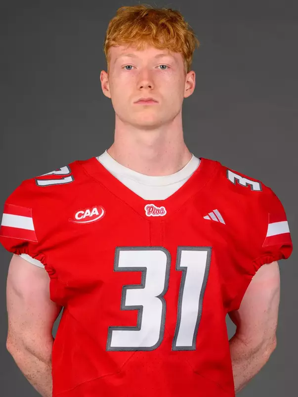 Aiden Gray. A Media Day was held today for the SHU Football, and Field Hockey teams today at the Pitt Center, Sacred Heart University, Fairfield, CT. Wednesday, August 12, 2026. Photo by: Mark F. Conrad