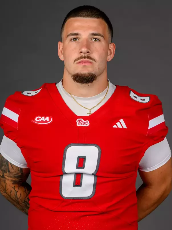 Luke Hackett. A Media Day was held today for the SHU Football, and Field Hockey teams today at the Pitt Center, Sacred Heart University, Fairfield, CT. Wednesday, August 12, 2026. Photo by: Mark F. Conrad