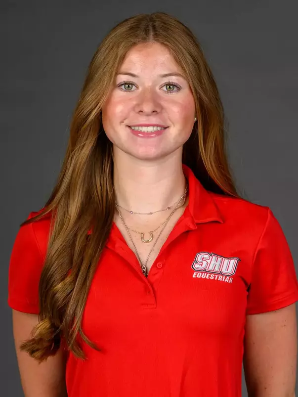 Addison Azmoun. A Media Day was held today for the SHU Women's Equestrian, Men's Ice Hockey, Men's Wrestling, and Women's Rowing teams at the Martire Family Arena, Sacred Heart Universary, Fairfield, CT. Tuesday, September 1, 2026. Photo by: Mark F. Conrad