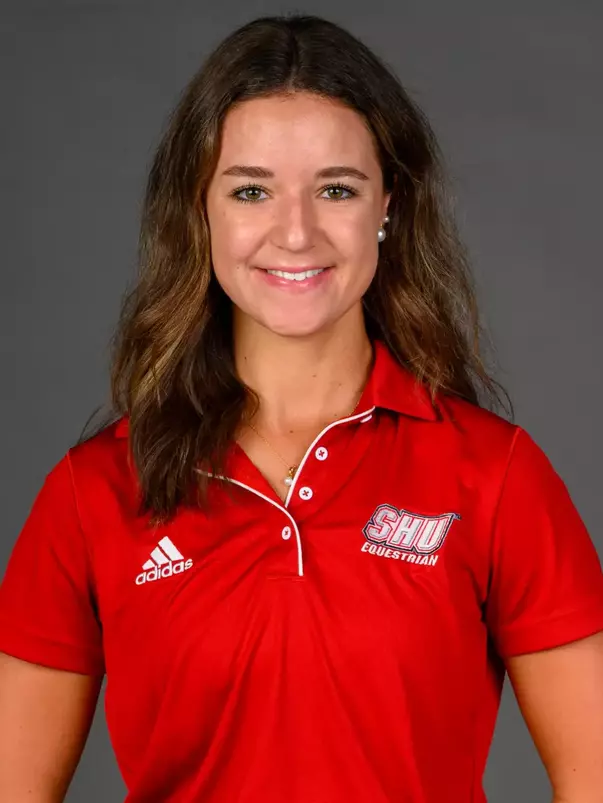 Frankie Falise. A Media Day was held today for the SHU Women's Equestrian, Men's Ice Hockey, Men's Wrestling, and Women's Rowing teams at the Martire Family Arena, Sacred Heart Universary, Fairfield, CT. Tuesday, September 1, 2026. Photo by: Mark F. Conrad