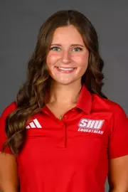 Claire Gaskell. A Media Day was held today for the SHU Women's Equestrian, Men's Ice Hockey, Men's Wrestling, and Women's Rowing teams at the Martire Family Arena, Sacred Heart Universary, Fairfield, CT. Tuesday, September 1, 2026. Photo by: Mark F. Conrad