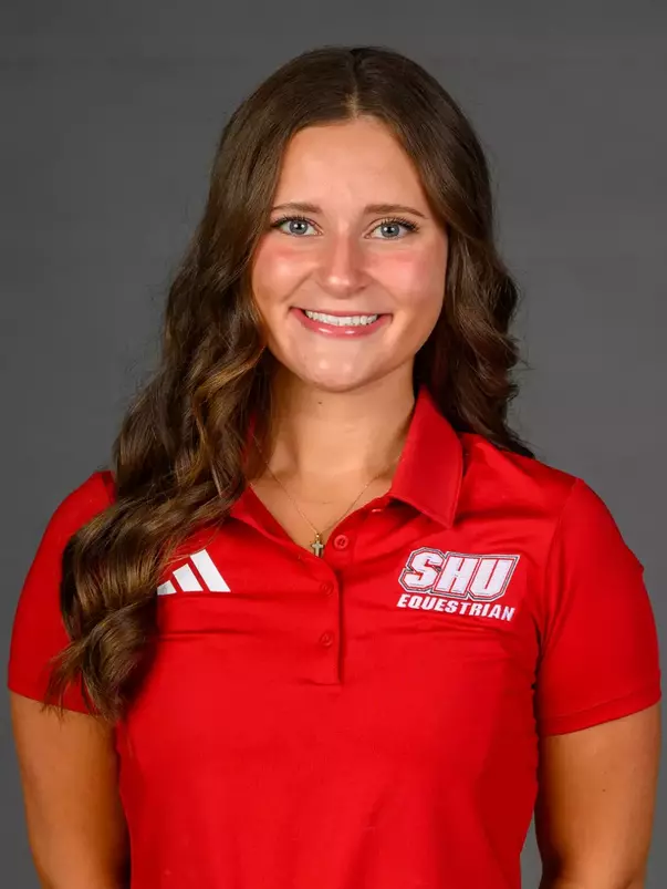 Claire Gaskell. A Media Day was held today for the SHU Women's Equestrian, Men's Ice Hockey, Men's Wrestling, and Women's Rowing teams at the Martire Family Arena, Sacred Heart Universary, Fairfield, CT. Tuesday, September 1, 2026. Photo by: Mark F. Conrad