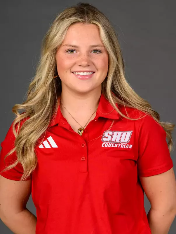 Addison Gingras. A Media Day was held today for the SHU Women's Equestrian, Men's Ice Hockey, Men's Wrestling, and Women's Rowing teams at the Martire Family Arena, Sacred Heart Universary, Fairfield, CT. Tuesday, September 1, 2026. Photo by: Mark F. Conrad