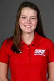 Katherine Goggin. A Media Day was held today for the SHU Women's Equestrian, Men's Ice Hockey, Men's Wrestling, and Women's Rowing teams at the Martire Family Arena, Sacred Heart Universary, Fairfield, CT. Tuesday, September 1, 2026. Photo by: Mark F. Conrad