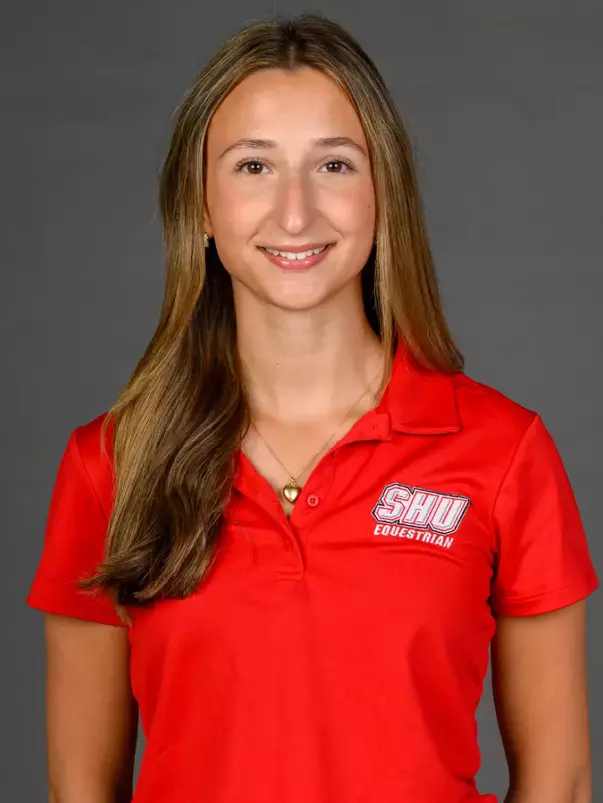 Olivia Herfert. A Media Day was held today for the SHU Women's Equestrian, Men's Ice Hockey, Men's Wrestling, and Women's Rowing teams at the Martire Family Arena, Sacred Heart Universary, Fairfield, CT. Tuesday, September 1, 2026. Photo by: Mark F. Conrad