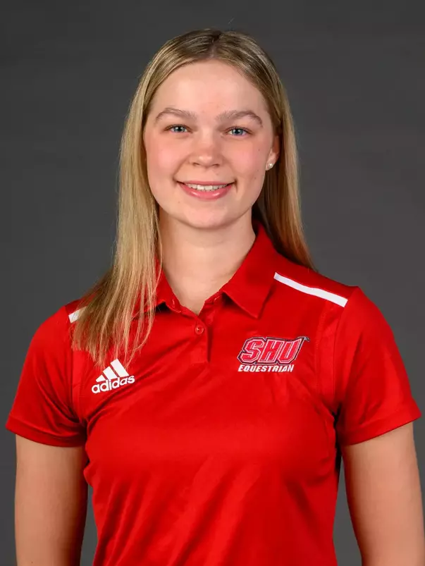 Virginia Martin. A Media Day was held today for the SHU Women's Equestrian, Men's Ice Hockey, Men's Wrestling, and Women's Rowing teams at the Martire Family Arena, Sacred Heart Universary, Fairfield, CT. Tuesday, September 1, 2026. Photo by: Mark F. Conrad
