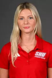 Marlayna Murphy. A Media Day was held today for the SHU Women's Equestrian, Men's Ice Hockey, Men's Wrestling, and Women's Rowing teams at the Martire Family Arena, Sacred Heart Universary, Fairfield, CT. Tuesday, September 1, 2026. Photo by: Mark F. Conrad