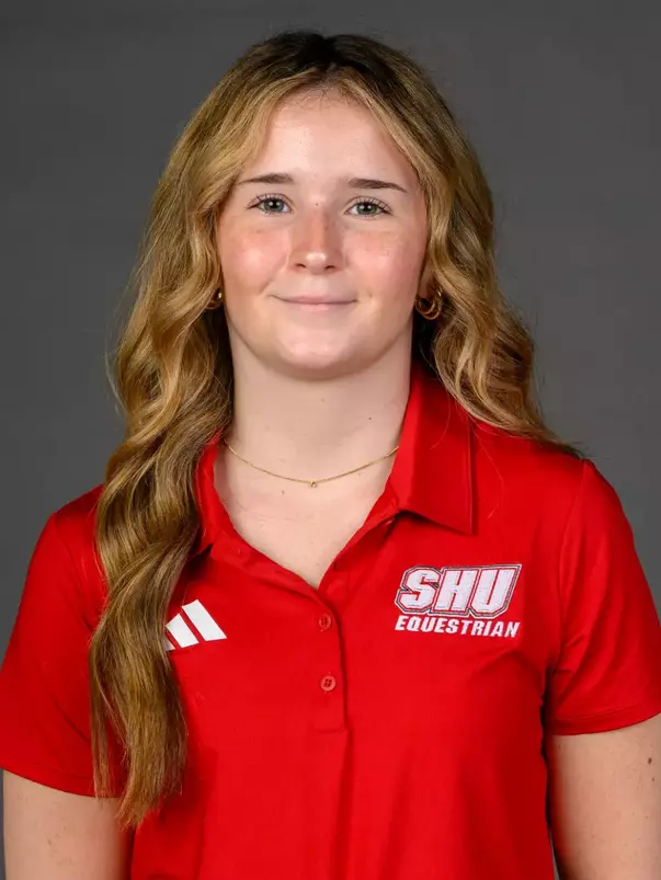 Sydney Richard. A Media Day was held today for the SHU Women's Equestrian, Men's Ice Hockey, Men's Wrestling, and Women's Rowing teams at the Martire Family Arena, Sacred Heart Universary, Fairfield, CT. Tuesday, September 1, 2026. Photo by: Mark F. Conrad