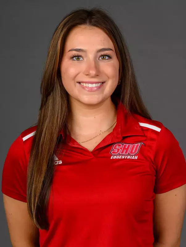 Reagan Waggoner. A Media Day was held today for the SHU Women's Equestrian, Men's Ice Hockey, Men's Wrestling, and Women's Rowing teams at the Martire Family Arena, Sacred Heart Universary, Fairfield, CT. Tuesday, September 1, 2026. Photo by: Mark F. Conrad